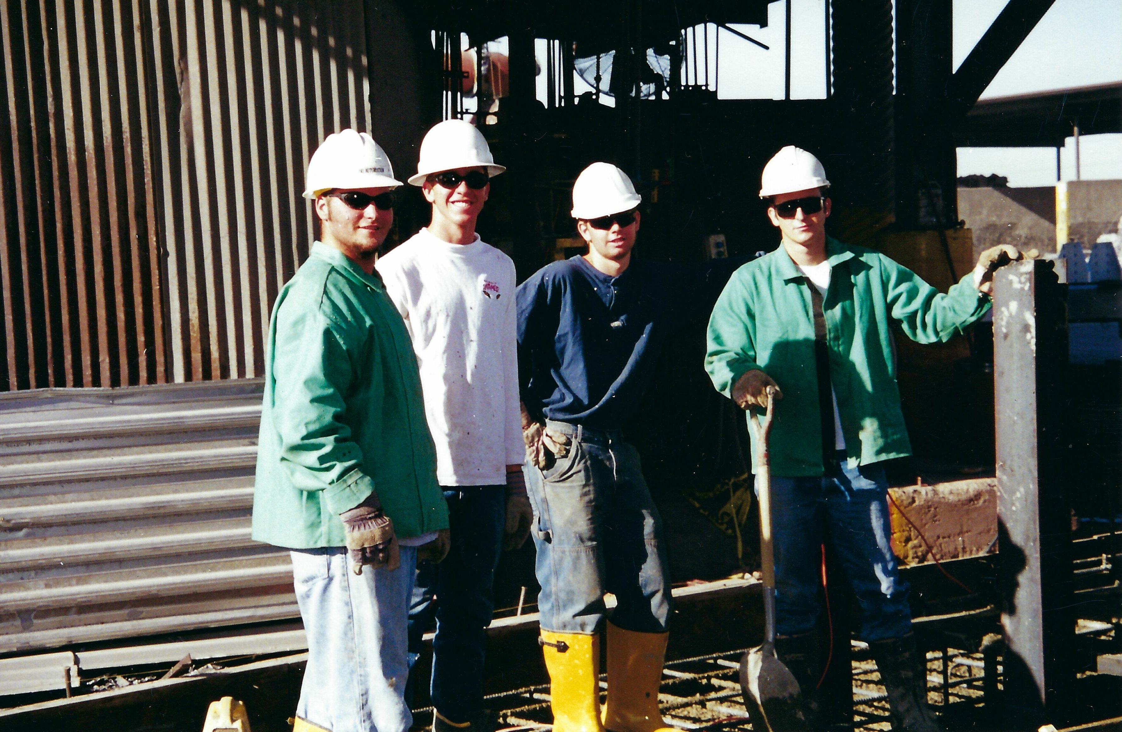 The crew working together at Imsamet